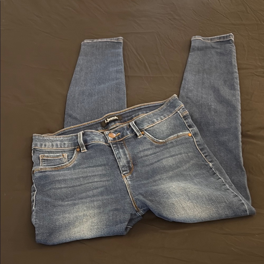 EUC D. Jeans Blue Stretch Jegging Jeans-Sz. 10 - Picture 2 of 10